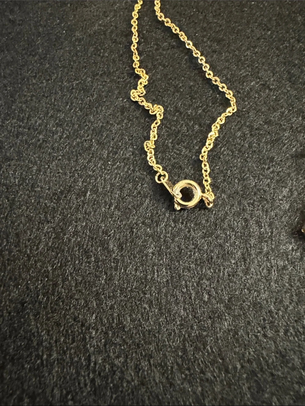 Gold Angelfish Pendant Necklace - Delicate Fish Charm